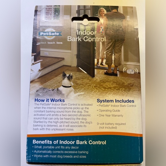 New/ Unopened Petsafe Indoor Ultrasonic Bark Control- NWOT - Picture 3 of 5